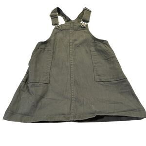 H&M Forest Green Toddler Girl 2T Overall Dress